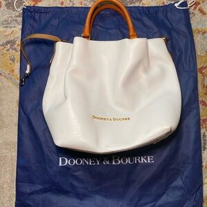 Dooney & Bourke White and Tan Women's Bag